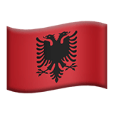 Albanien Apple Emoji