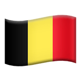 Belgien Apple Emoji