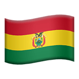 Bolivia Apple Emoji