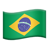 Brasilien Apple Emoji
