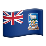 Falklandsøerne Apple Emoji