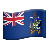 South Georgia og South Sandwich Islands Apple Emoji