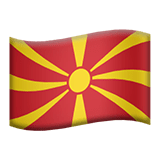 Nordmakedonien Apple Emoji