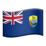 Sankt Helena, Ascension og Tristan da Cunha Apple Emoji