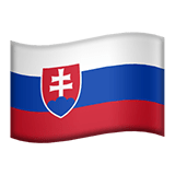 Slovakiet Apple Emoji