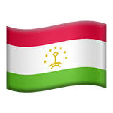 Tadsjikistan Apple Emoji