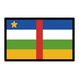 Centralafrikanske Republik OpenMoji Emoji