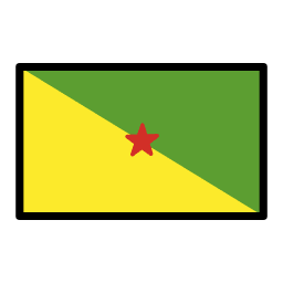 Fransk Guyana OpenMoji Emoji