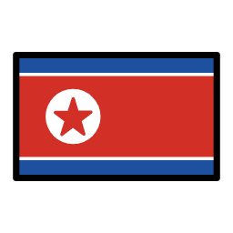 Nordkorea OpenMoji Emoji