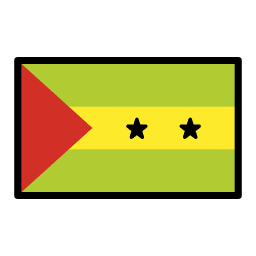São Tomé og Príncipe OpenMoji Emoji