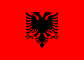 Albaniens flag