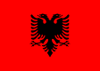 Albaniens flag