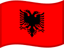 Albaniens flag