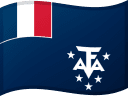 Flag for de franske sydlige og antarktiske lande
