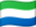 Sierra Leones flag