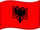 Albaniens flag