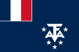Flag for de franske sydlige og antarktiske lande