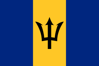 Barbados' flag