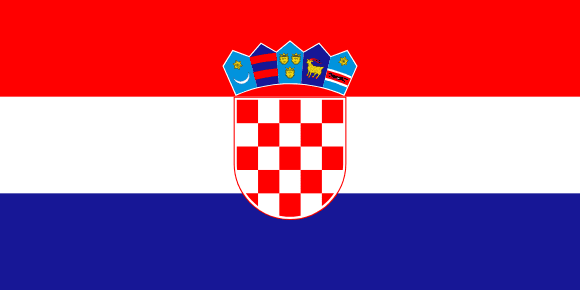 Kroatiens flag