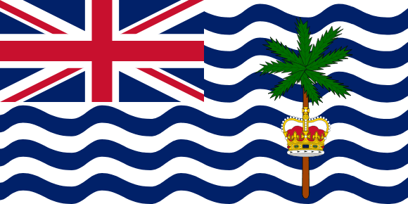 Flag for Britisk Territorium i Det Indiske Ocean