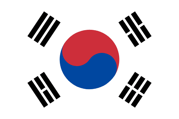 Sydkoreas flag