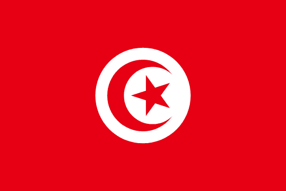 Tunesiens flag